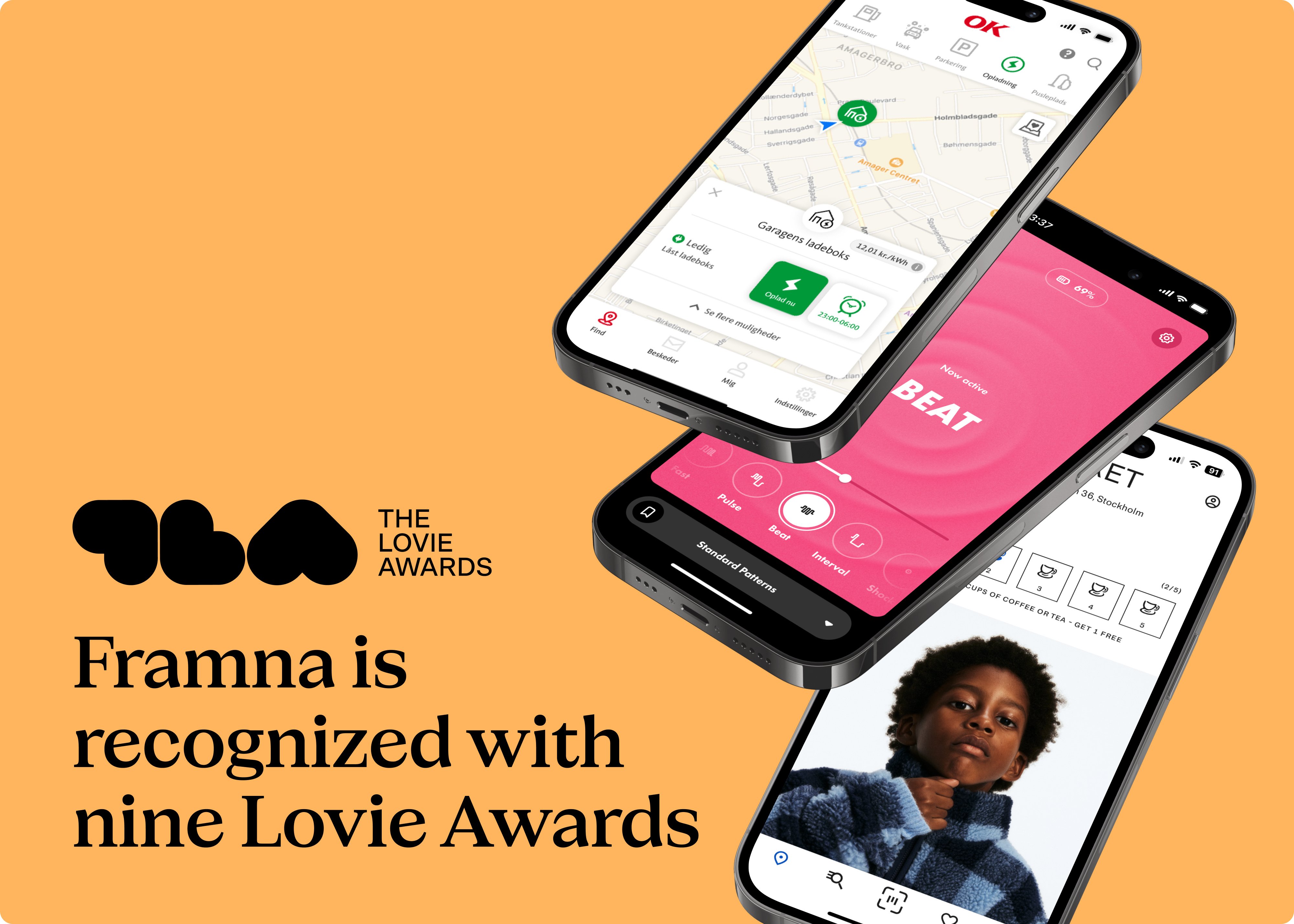 Framna is recognized nine times at the 2024 Lovie Awards