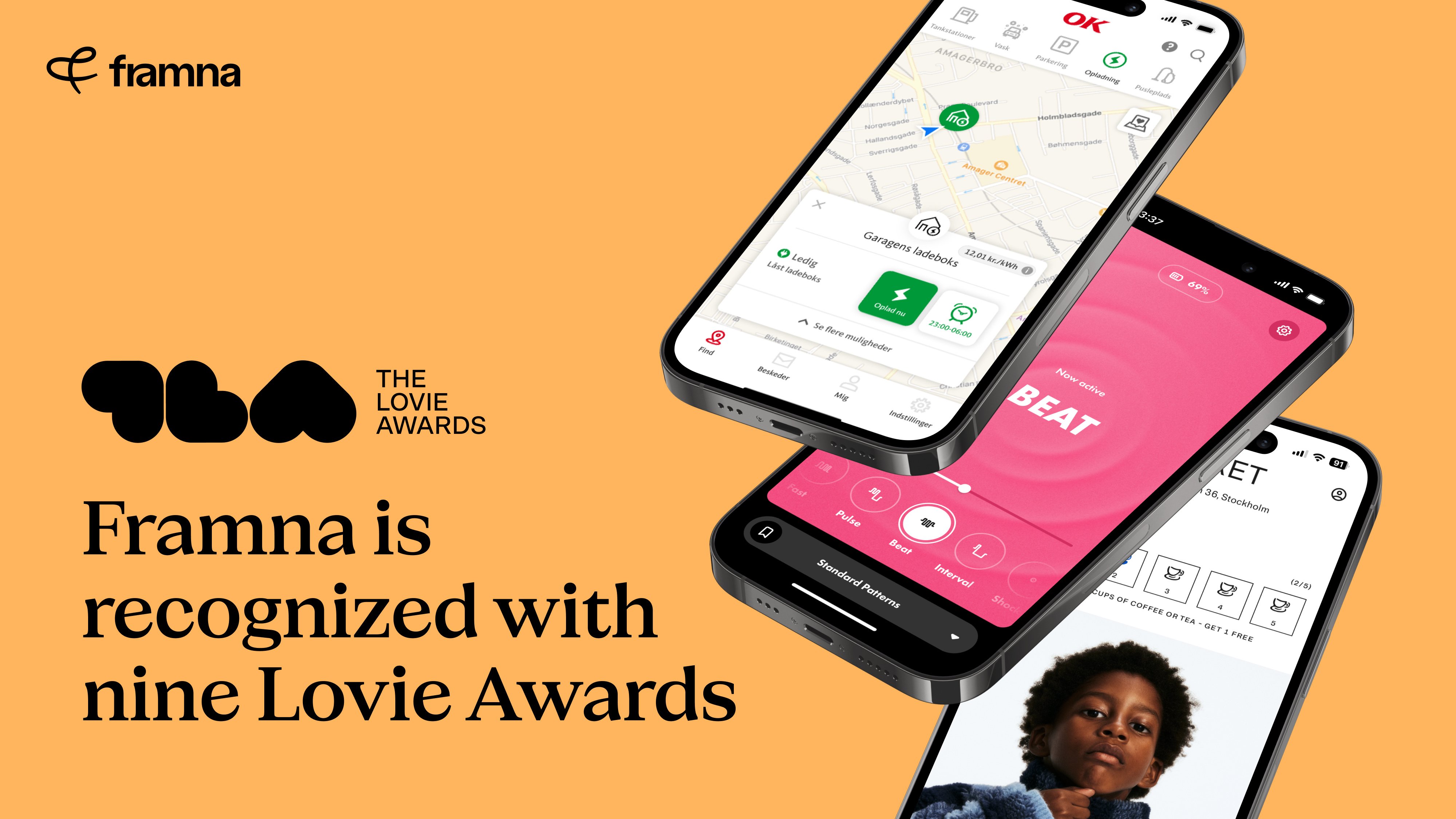 Framna is recognized nine times at the 2024 Lovie Awards