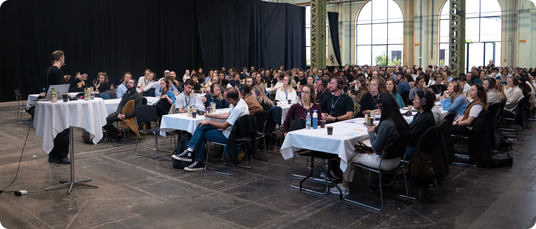 Christoffer Vinther-Høj hosting the product strategy masterclass at Future Product Days 2026